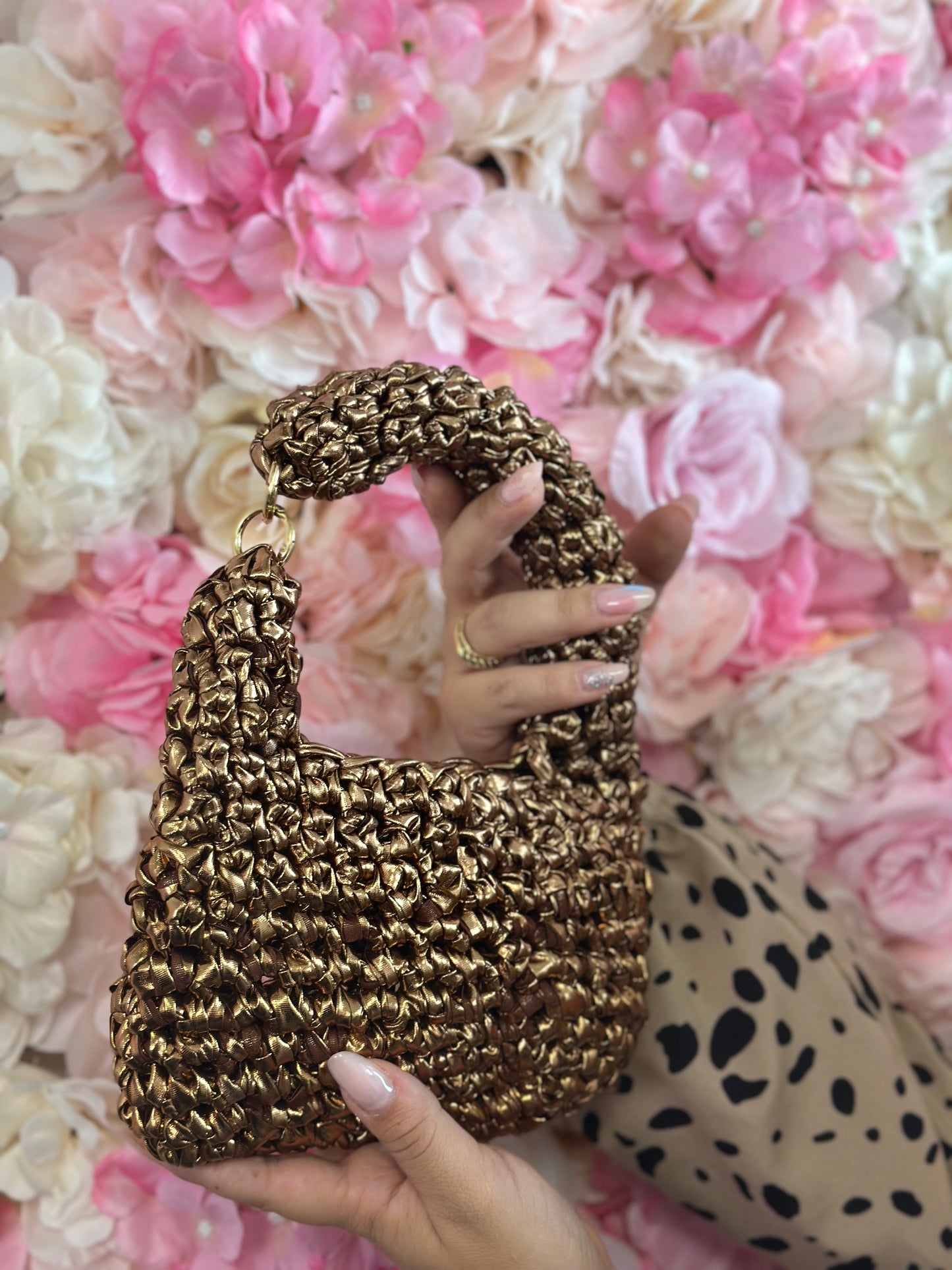 Betty Bag Bronzo laminata